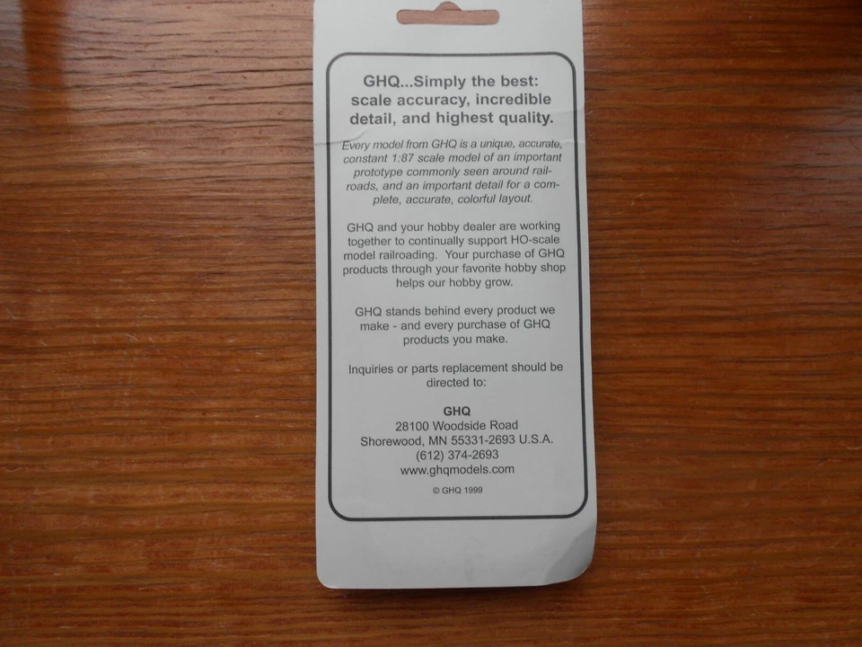 GHQ ROADMASTER SERIES 1950's RED 3 BOTTOM PLOW HO SCALE #60-003 - Image 2 of 2