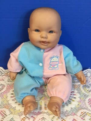 Berenguer Baby Doll Blue Eyes Pink And Blue Outfit