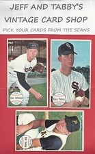 1964 TOPPS BASEBALL GIANTS / SEE DROP DOWN MENU FOR CARD YOU WILL RECEIVE