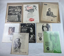 Lot of 16 Vintage Reed Brass Instruments Collectible Ads Selmer King Conn