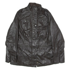 Barbour Carbon Finish Sapper Womens Jacket Black Uk 14