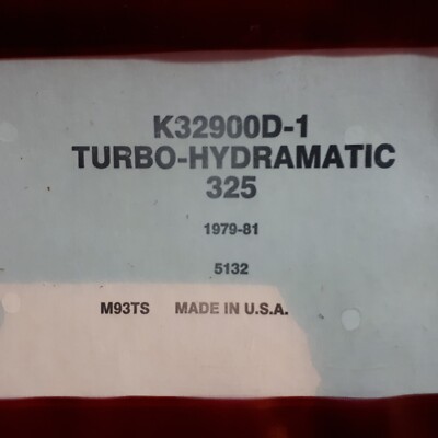 s  Automatikgetriebe Überholsatz Turbo Hydramatic 325 Olds Buick Chevy 1979-1981