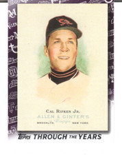 2021 Topps Baseball Through The Years Insert TTY-2 Cal Ripken Baltimore Orioles