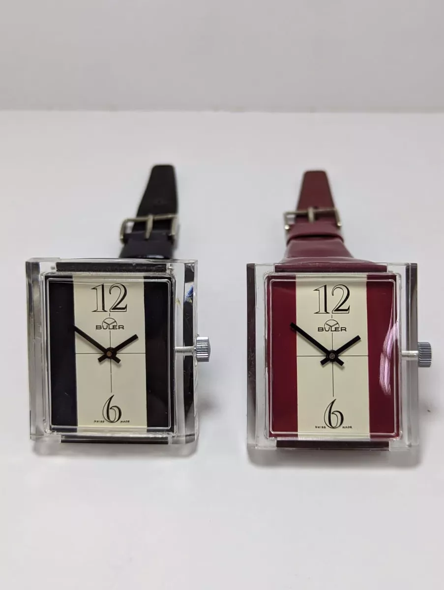 VINTAGE BULER COUPLE Cal. BFG 392 ACRYLIC WATCH MODEL HAND