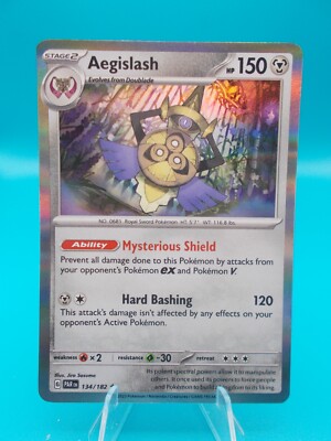 Aegislash 134/182 Sv04: Paradox Rift Pokémon TCG Holo Near Mint/Mint