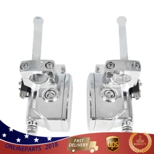1" Motorcycle Handlebar Hydraulic Brake&Clutch Master Cylinder Left & Right Set
