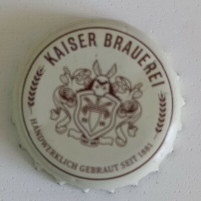 alter Kronkorken Kaiser Bier  Kaiser Brauerei, bottle cap