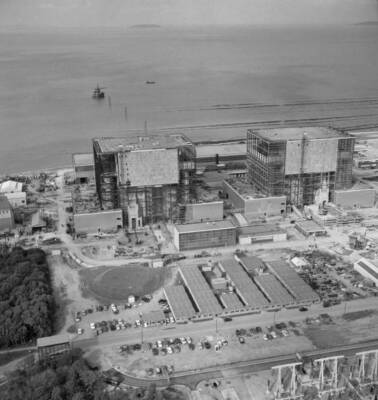 Science and Technology - Nuclear Power Station - Hinkley Point - 1961 OLD PHOTO