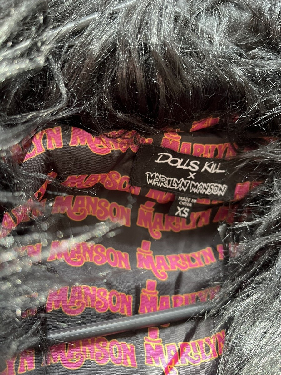 Dolls Kill X Marilyn Manson Fur Coat | eBay