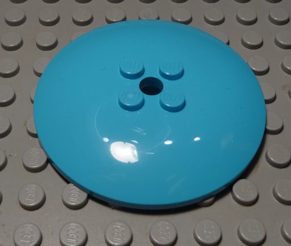 Lego Deckel Parabol rund 6x6 Türkis                                        (817) - Bild 1 von 1