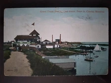 Grand Trunk Boating Club House, Point St Charles, PQ - Early 1900s, Bent Corner