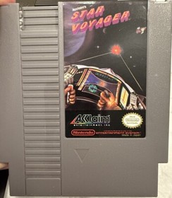 Star Voyager NES Nintendo With Manual & Poster. Tested! Nice Shape! See Pics.