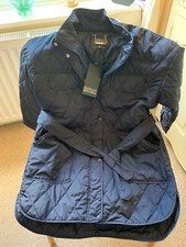 Badgley Mischka Packable Quilted Jacket Navy Size S