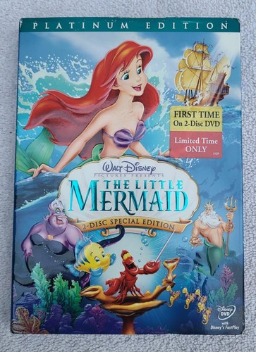 The Little Mermaid Two-Disc Platinum Edition Disney's Under The Sea DVD Rated G - Picture 6 of 16