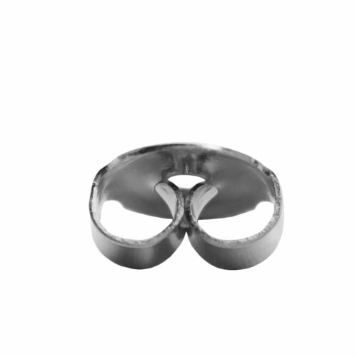 10 x Erstohrstecker Ohrring Verschluss Studex Ohrmutter 316L Chirurgenstahl 7mm - Bild 2 von 5