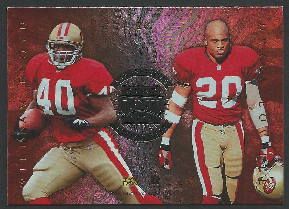 1996 Playoff Absolute Quads #26 STEVE YOUNG San Francisco 49ers - Image 2 of 2