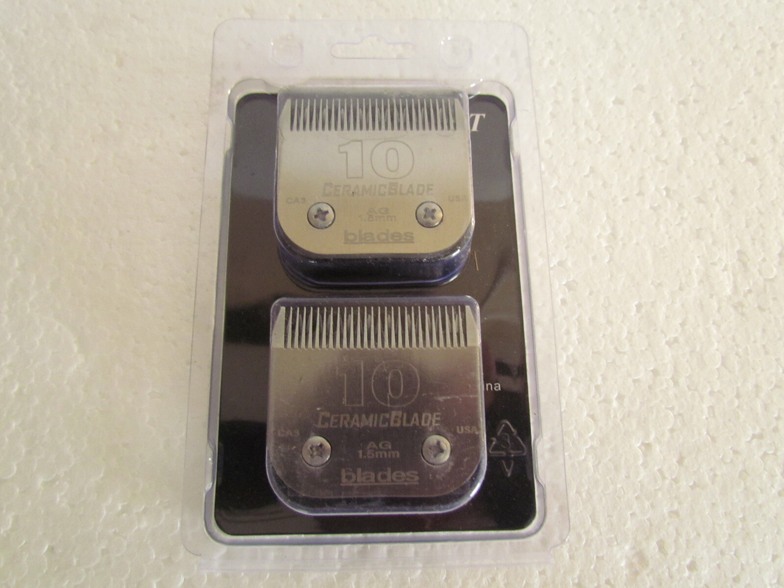 Ceramic Edge 10 Detachable Steel Pet Clipper Replacement Blades
