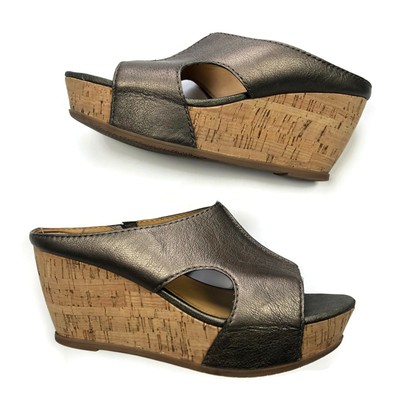 franco sarto cork wedge sandals