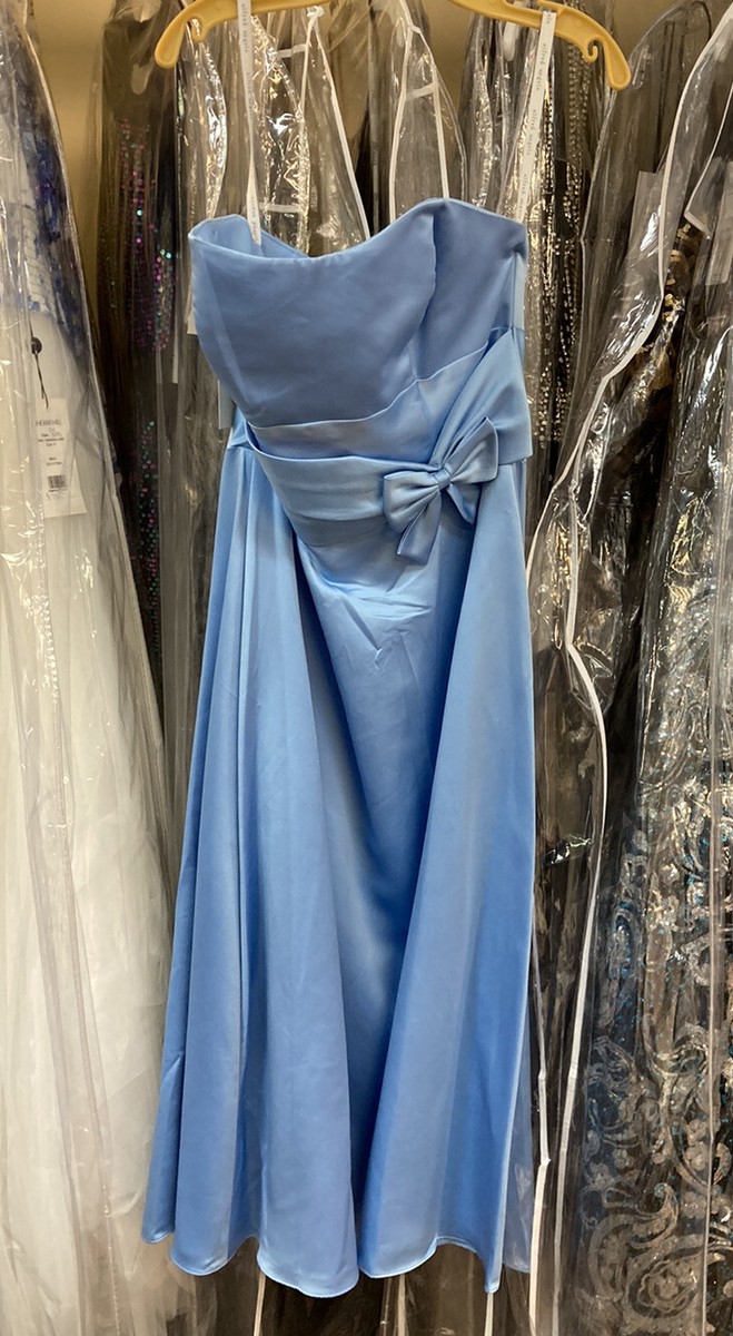buttermilk blue cheese dressing Cornflower Blue Cowl Neckline Straps Side Slit Silk Satin Convertible  NZ  Bridal