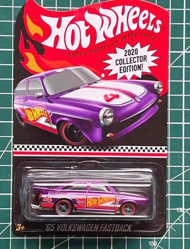 2020 Hot Wheels Collector Edition '65 Volkswagen Fastback Real Rider - Purple