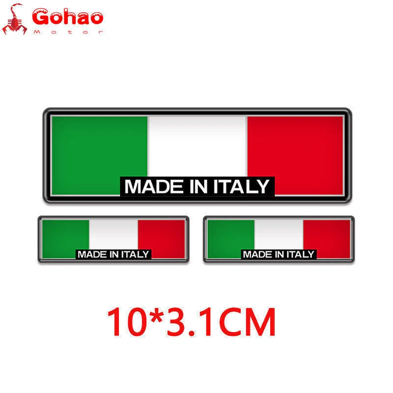 5x Calcomanías de palo de Italia emblemas de carenado de tanque para Benelli Tornado TNT TRK Foto 4 de 4