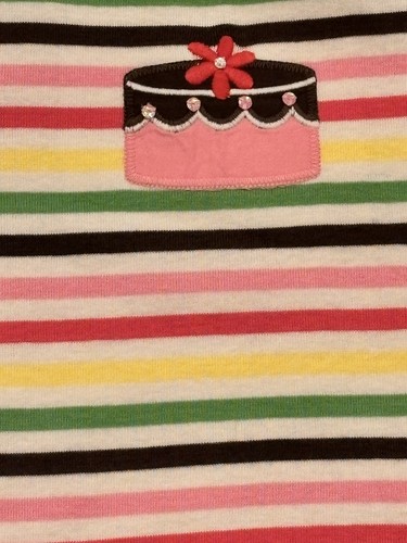 NWT Gymboree Tea For Tw Birthday Cake Tee & Hair Barrette LOT 5 - Picture 10 of 19