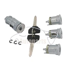 For 2002-2006 Jeep Wrangler Ignition & Door Lock Cylinder Set 2 Keys Matched US