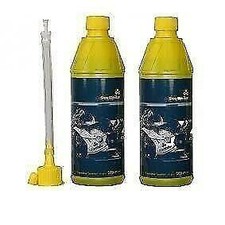 Scottoiler Traditional Blue Scottoil Chain Oil x2 500ml Bottle + Spout Twin Pack