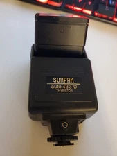 Sunpak Auto 433D Thyristor Shoe Mount Flash