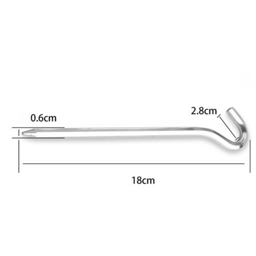 12pcs Tent Pegs Ground Camping Stakes Outdoor Nail 6mm Heavy Duty New AU - Picture 3 of 12