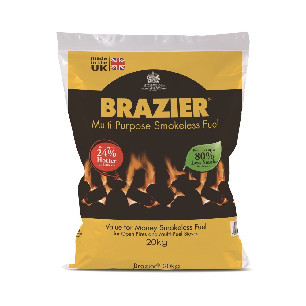 20KG CPL BRAZIER / HOMEFIRE SMOKELESS FUEL OPEN FIRE COAL BURNER CHIMNEA