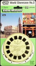 WALT DISNEY WORLD World Showcase 2 3d View-Master 3 Reel Packet SEALED