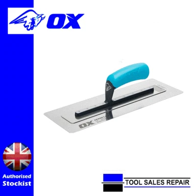 Ox SemiFlex Stainless Steel Plasterers Finishing Trowel