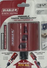 Diablo DHS3125 3-1/8in Bi-Metal Hole Saw