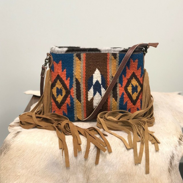 American Darling Brown Aztec Saddle Blanket Crossbody ADBG236DAR4 eBay