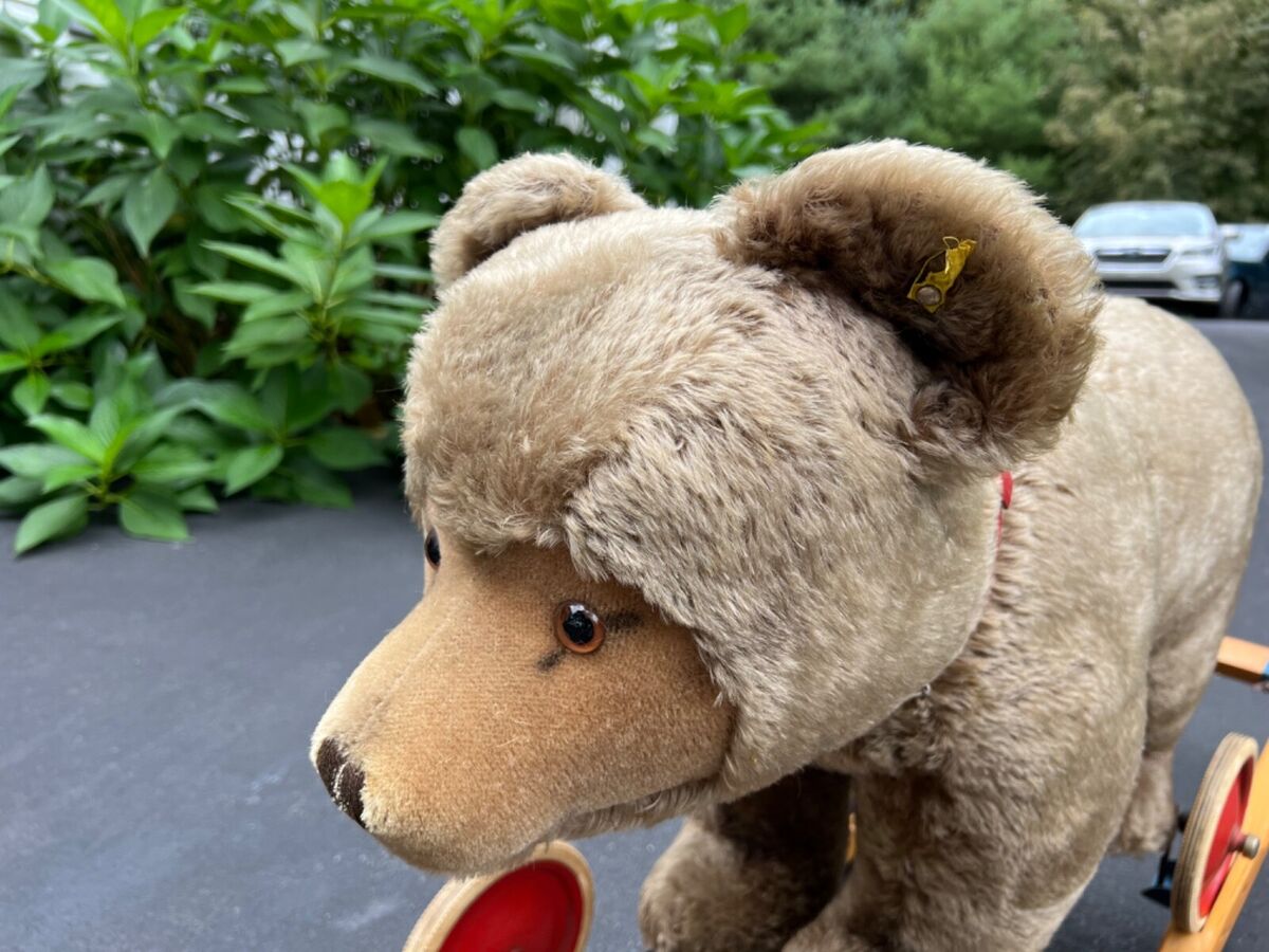 Antique STEIFF Rocking/Riding Bear -Pull Toy -Working Antique STEIFF Rocking/Riding Bear -Pull Toy -Working