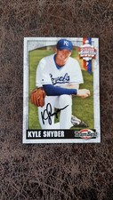2000 Team Best Kyle Snyder rookie authentic - Kansas City Royals -Autographed!