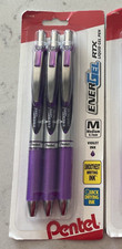 3 Pentel EnerGel RTX MEDIUM 0.7mm VIOLET INK ...