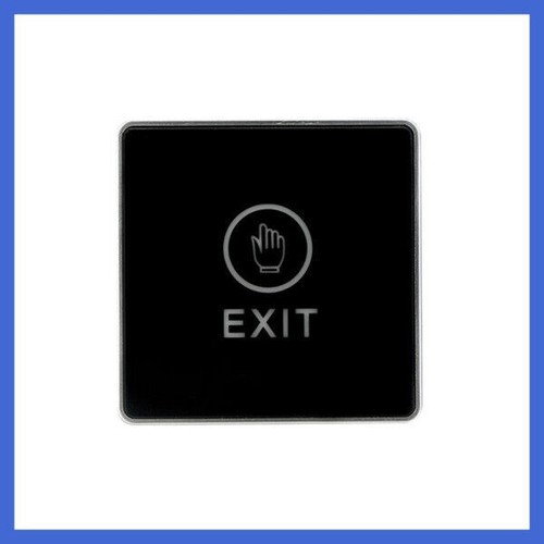 Botón de salida táctil de puerta Interruptor de liberación doméstica Panel Control de acceso Luz LED - Imagen 11 de 11