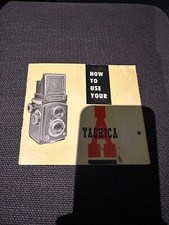 Original Instructions Manual for Yashica-A (English Language)