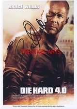 Die Hard 4 signed movie poster print