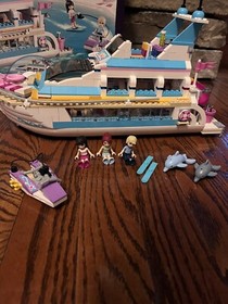 Lego Friends Dolphin Cruiser (41015) Retired Box Manuals Figures 99%