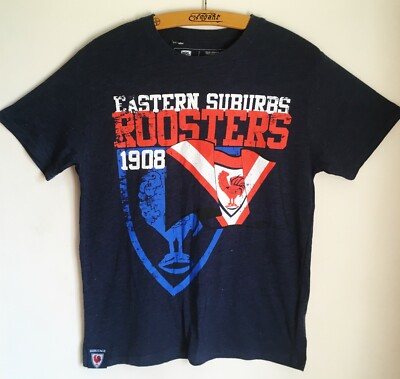 EASTERN SUBURBS SYDNEY ROOSTERS NRL T Shirt VGC Sze Small #001