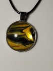 Handcrafted Fluid Art Jewelry – Unique Pendant Glass Wearable Art