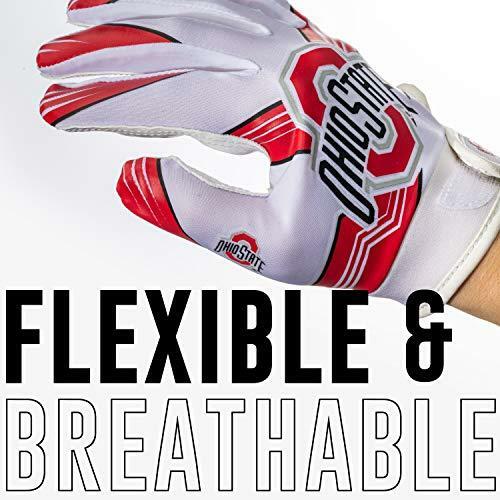 Fleece Gloves Ohio State Receiver Gloves Youth Size XL Nike Vapor