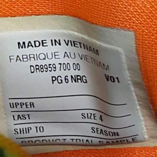 Nike PG 6 "What The" Size 4 - Picture 9 of 9