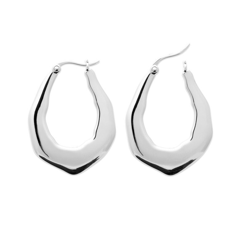 Créoles ovales argent 925 rhodié : finis les bijoux qui noircissent !