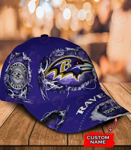 Baltimore Ravens-Personalized football Classic Cap