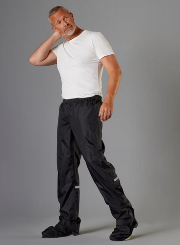Regenhose mit Fußschutz Decathlon Wasserdicht Winddicht Unisex Überhose GrXL 144 - Bild 3 von 17