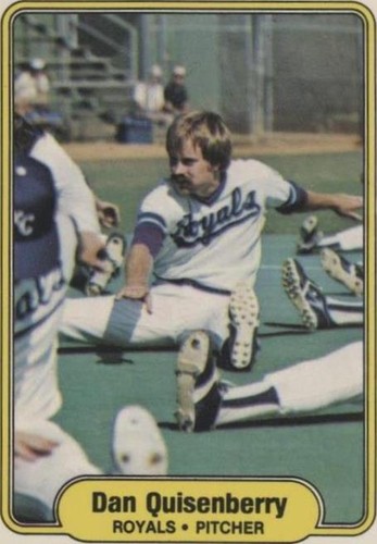 1984 Dan Quisenberry / Tippy Martinez #635 Fleer ORIOLES/ROYALS 84 